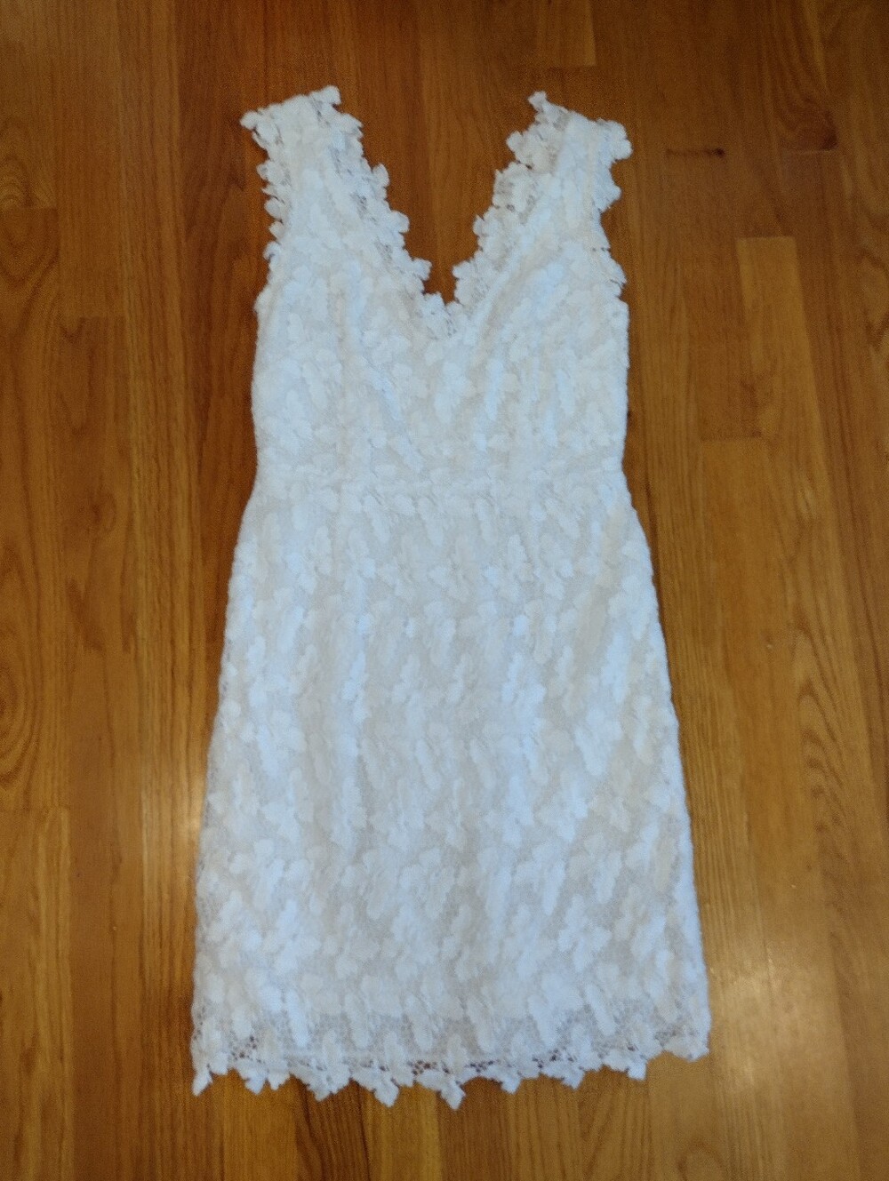Lilly Pulitzer Reeve Butterfly Lace Shift Dress Size 2 Resort White Coquette - Picture 6 of 9